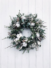 Load image into Gallery viewer, White Christmas Wreath